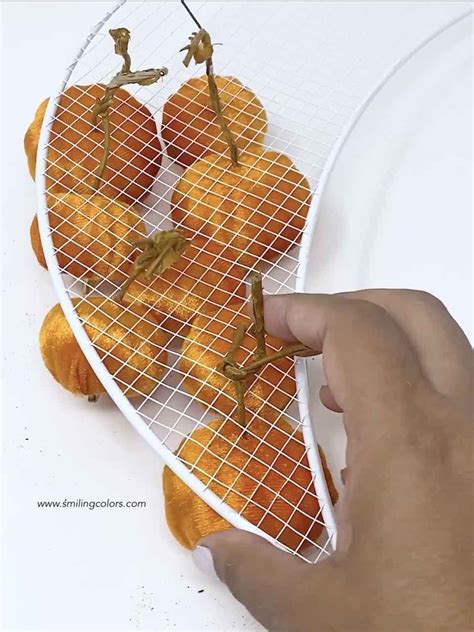 Image result for Pumpkin Frame Wreath Tutorial