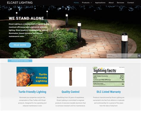 LED 照明 企业网站案例