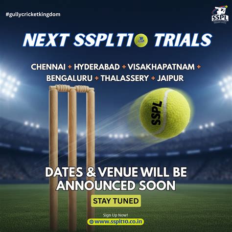 SSPL T10 - India's Premier T10 Cricket League