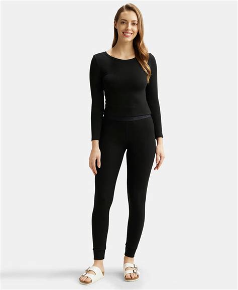 Buy Soft Touch Microfiber Elastane Stretch Leggings with StayWarm ...