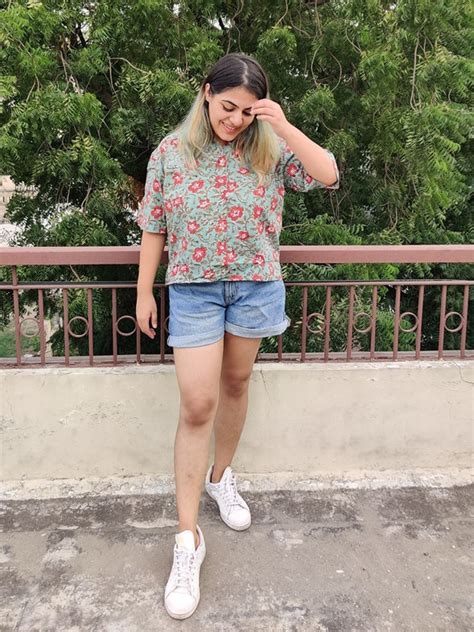 Hibiscus Hand Block Printed Relaxed Fit Short Shirt – Kasaa Hues