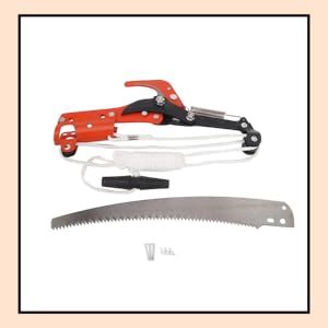 AASONS 2-Way Long Reach Extendable Trimmer Pole Pruner 350mm & Tree ...