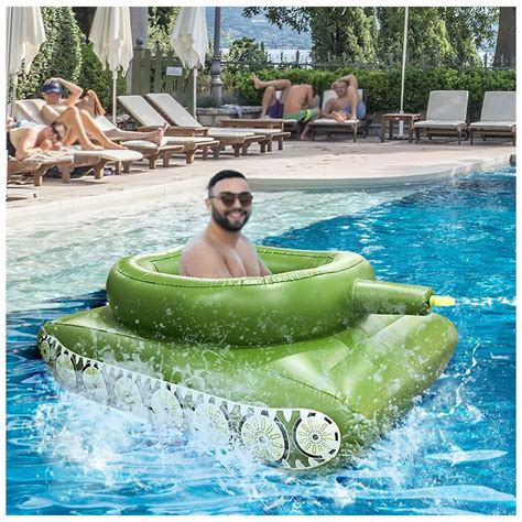 Buy DFFH Giant Inflatable Tank Pool Float with Water Kids Pool Toy Blow ...
