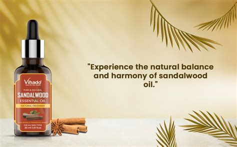Vihado Nutrition Sandalwood Essential Oil, 15 ml : Amazon.in: Health ...