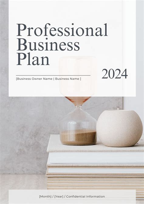 Professional Business Plan Template 的图像结果