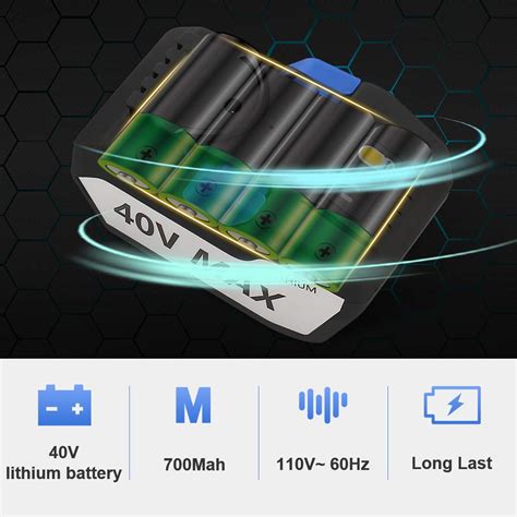 mrliance Cordless Pressure Washer 2x40V Portable Power Cleaner Cordless ...