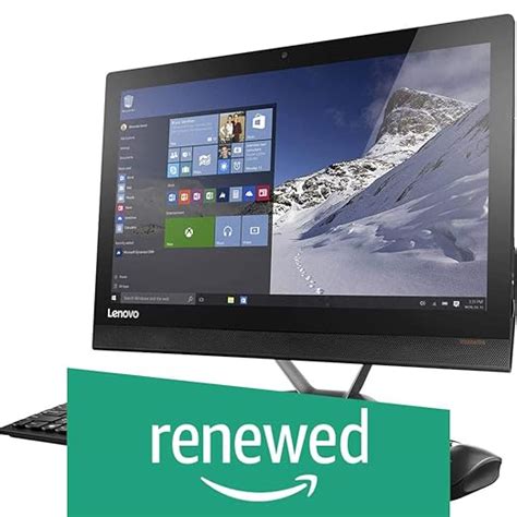 (Renewed) Lenovo F0D7U 49.53 cm All-in-One Desktop, Black: Amazon.in ...