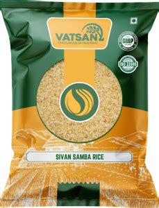 VATSAN Sivan Samba | Traditional Raw Rice Price in India - Buy VATSAN ...
