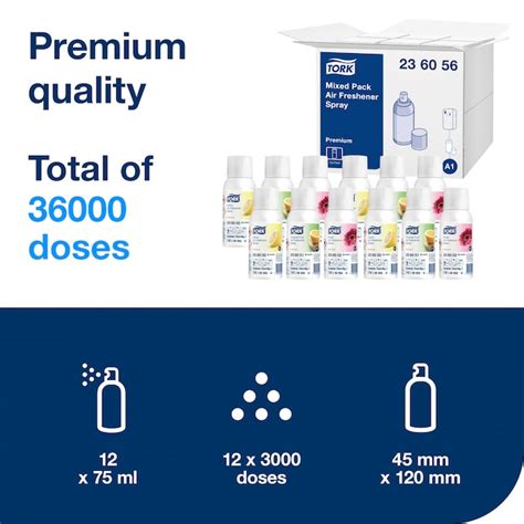 Tork Mixed Pack Air Freshener Spray A1