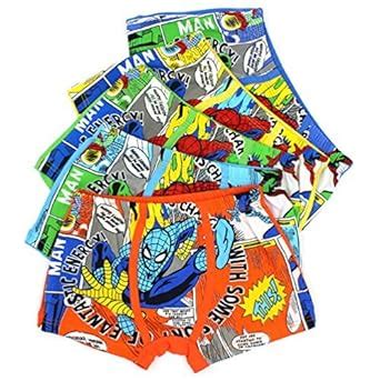 Buy YUMILY 2-8 Years Old Boys Funny Character Boxer Briefs Colorful ...