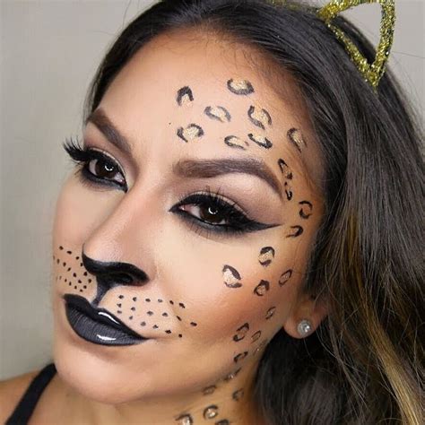 leopard face makeup