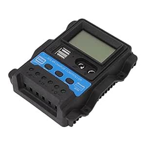 PWM Solar Controller, 12V 24V Low Heat LCD Solar Charge Controller ...