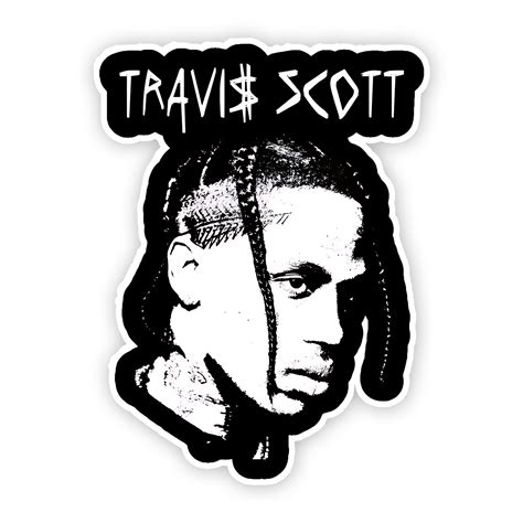 Travis Scott Singer Sticker – sticckiz.com