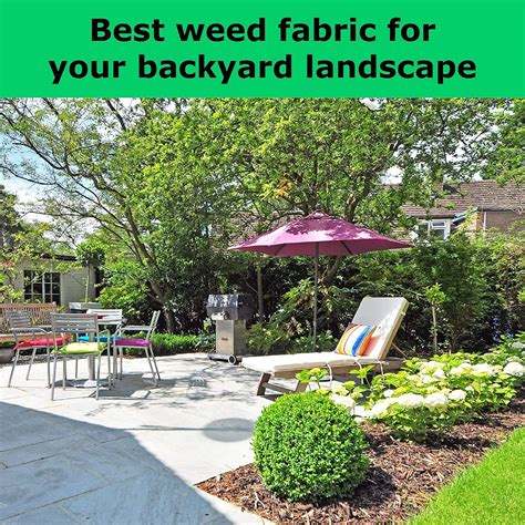 Buy FLARMOR Landscape Fabric Heavy Duty 4x100 ft 1.8 oz - Weed Barrier ...