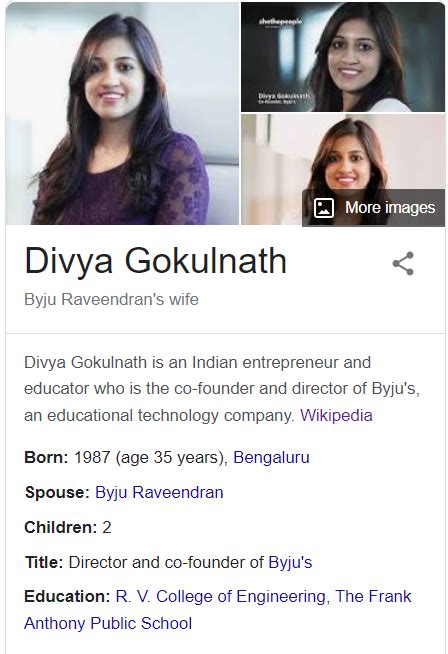 Businesswoman | Entrepreneur Divya Gokulnath | Byju Co-founder | Herzindagi