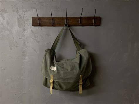 ohal / Vintage Military Big Messenger Bag | ohal vintage&remake