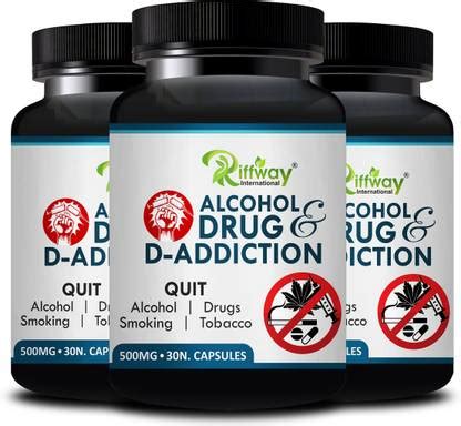 Riffway Alcohol & D Drug adiction Vitamin Capsule Stop Alcohole & Smoke ...