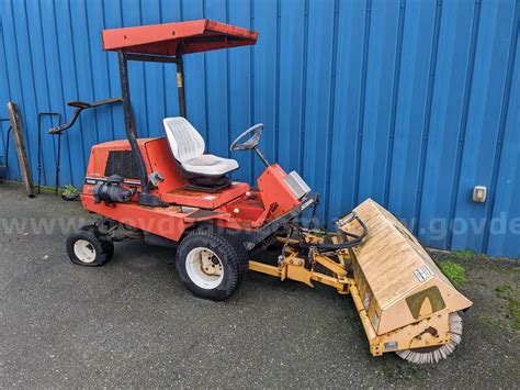 Jacobsen Mower 428 Diesel with Brush | GovDeals