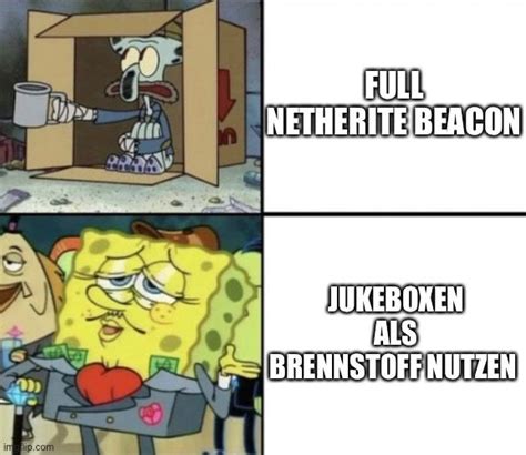 Netherit vs. Jukeboxen - Memes - Schlechte Witze