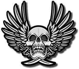 The Logo Man Wolf 3D Car Bike Sticker Type Logo Decal Emblem : Amazon ...