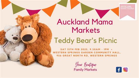 Teddy Bears Picnic 2025 - Auckland Mama Market, Western Springs Garden ...
