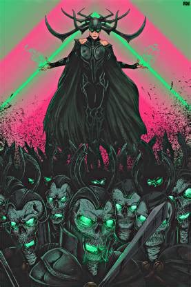 Thor Hela Poster 18 x 12 inch 300 GSM Paper Print - TV Series posters ...