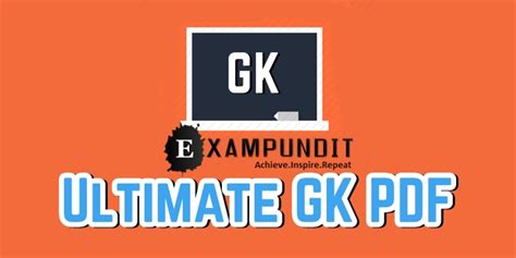 Ultimate GK PDF for RRB NTPC - RePost