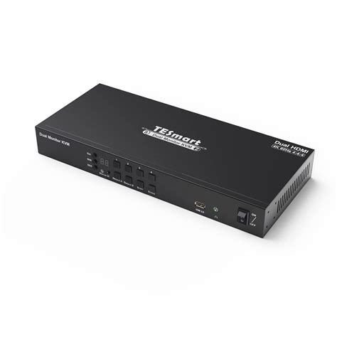 Buy TESmart KVM Switch 4 Computers 2 Monitors, 4 Port HDMI KVM Switch ...