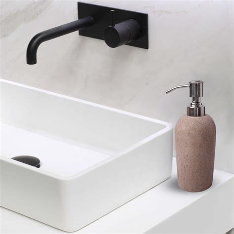 Soap/Lotion Dispenser Beige | Real Soild Marble | Handicraft Bazaar