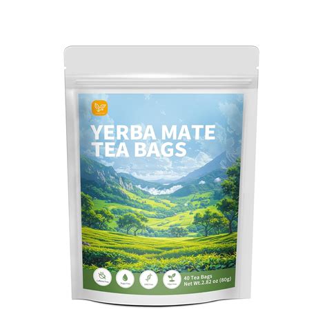 Yerba Mate Tea Bags with 40 Count - Supports Philippines | Ubuy