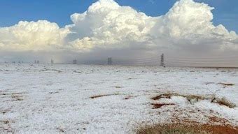 Snow Falls In Saudi Arabian Desert For The First Time Ever