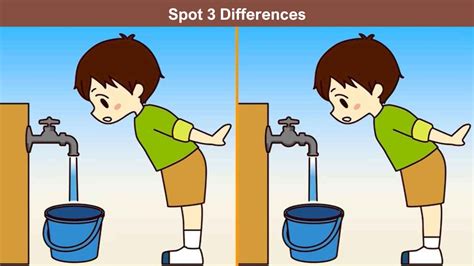 Only the most attentive eyes can spot 3 differences between the boy ...