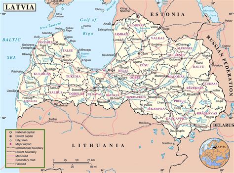 Latvia Maps