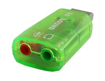 kenable USB 2.0 Audio Adapter With Microphone Jack 5.1 Stereo Channel ...