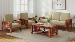 Allie Wood Rosewood ( Sheesham ) Coffee Table Not Included Fabric 3 + 1 ...