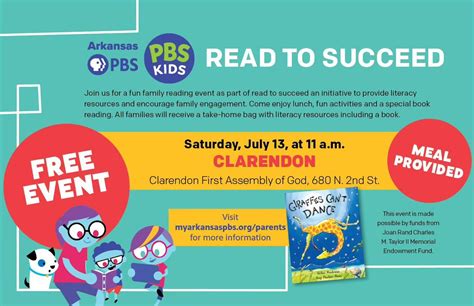 FREE Family Fun Reading Event in Clarendon - Read to Succeed, Clarendon ...