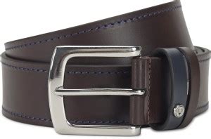 Allen Solly Men Brown Genuine Leather Belt BROWN WITH NAVY - Price in ...