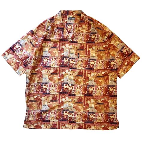 90’s ENYCE BRAND Hip Hop Rapper pattern s/s shirt | SKIPSKIP