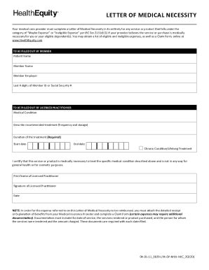 HealthEquity Letter Of Medical Necessity 2022-2026 - Fill and Sign ...