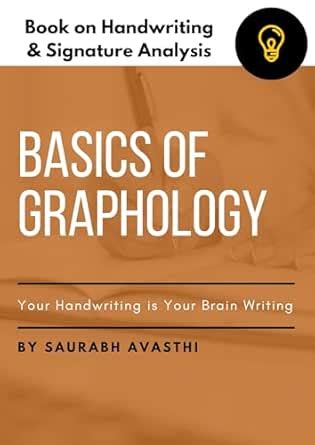 Basics of Graphology eBook : Avasthi, Saurabh: Amazon.in: Kindle Store