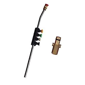 50cm Airless Paint Spray Gun 5-Nozzle Extension Pole Rod with Connector ...