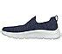 Skechers Navy/White Go Walk-Flex-Vella Womens Slip On Shoes - Style ID ...