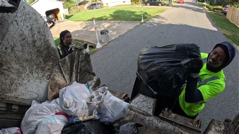Thursday trash pickup (Baltimore county) - YouTube