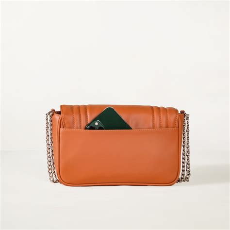 Classic Flap Tan Shoulder Bag With Chain Online - Premium Shoulder Bag ...
