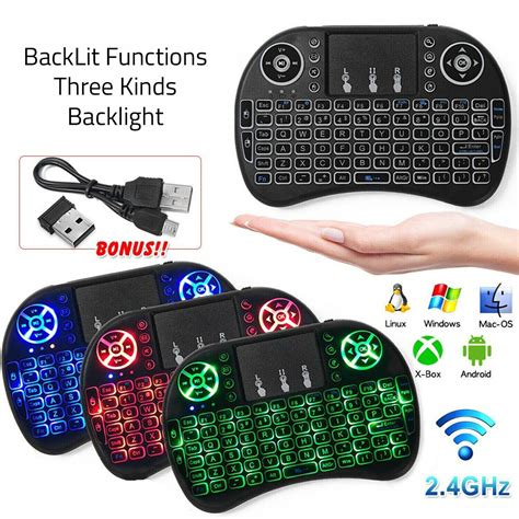 Wireless Mini Keyboard Remote Control Touchpad Smart TV