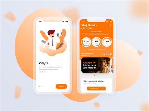 Orange App Redesign SneakPeak by Peter Línek Orange Tv, Dashboard Ui ...