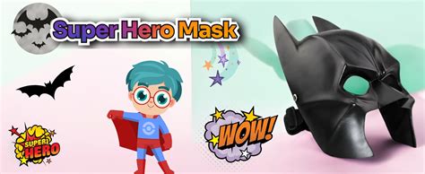 Buy Kiddie castle Super Hero Bat Cartoon Plastic Mask for Kids Roleplay ...