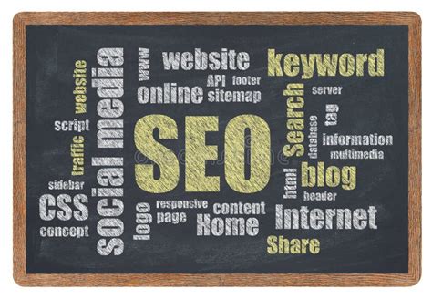 Seo word and compass stock illustration. Illustration of internet ...