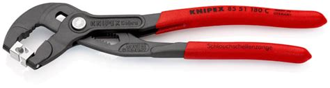 85 51 180 C Knipex | Knipex Hose Clamp Pliers, 180 mm Overall, Angled ...
