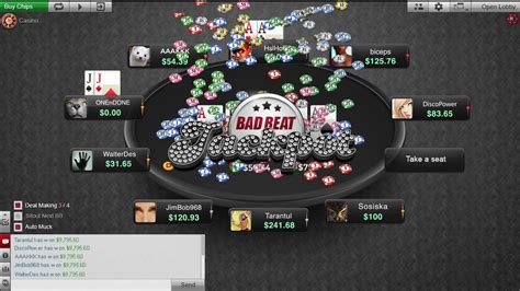 online poker bad beat jackpot,